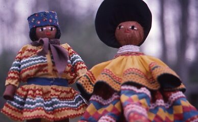 Native American Family Wooden Dolls First Nation Wooden Dolls